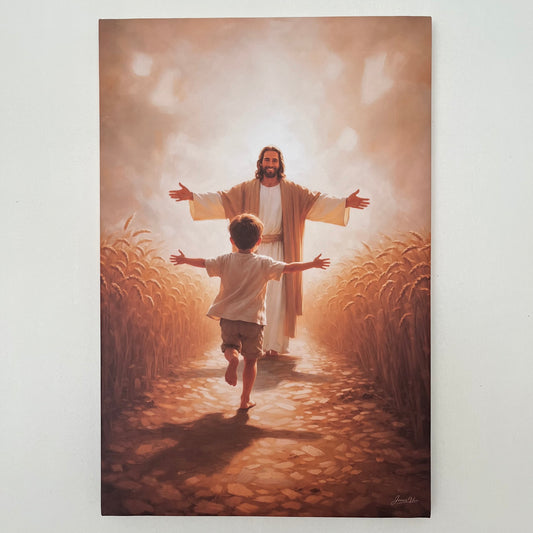 Cuadro Corro a sus brazos (niño)