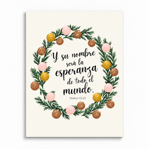 Cuadro Mateo 12:21